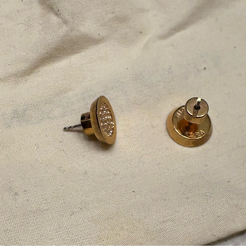 Michael Kors rose gold earrings